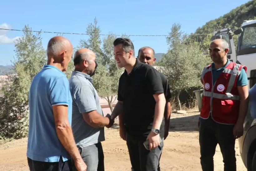 Kaymakam Öztürk Yangın bölgelerinden ayrılmıyor