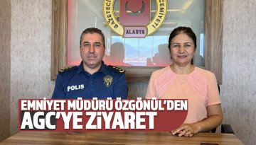 Emniyet Müdürü Özgönül’den AGC’ye ziyaret