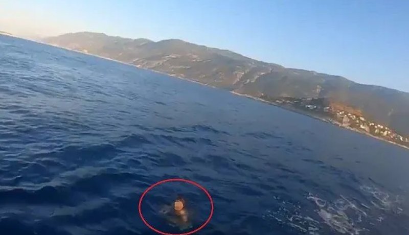 Antalya'da yüzerek Yunan Adasına kaçmaya çalışan firari yakalandı