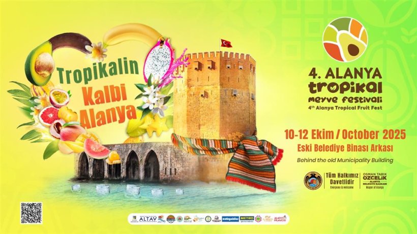 Alanya Tropik Meyve Festivali Başlıyor