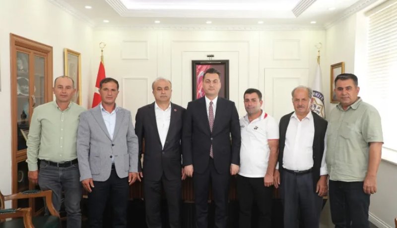 Alanya’da 6 mahalle muhtarından Kaymakam Öztürk’e 'Yangınla Mücadele' için teşekkür