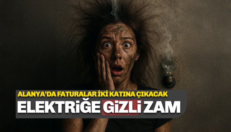 Faturalar ikiye katlanacak: Alanya'da elektriğe GİZLİ ZAM