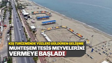 Muhteşem Tesis meyvelerini vermeye başladı: Kış turizmi hareketliliği