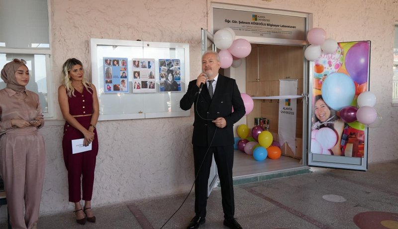 Alanya Üniversitesi’nde Bilgisayar Laboratuvarına Şebnem Köseoğlu’nun adı verildi