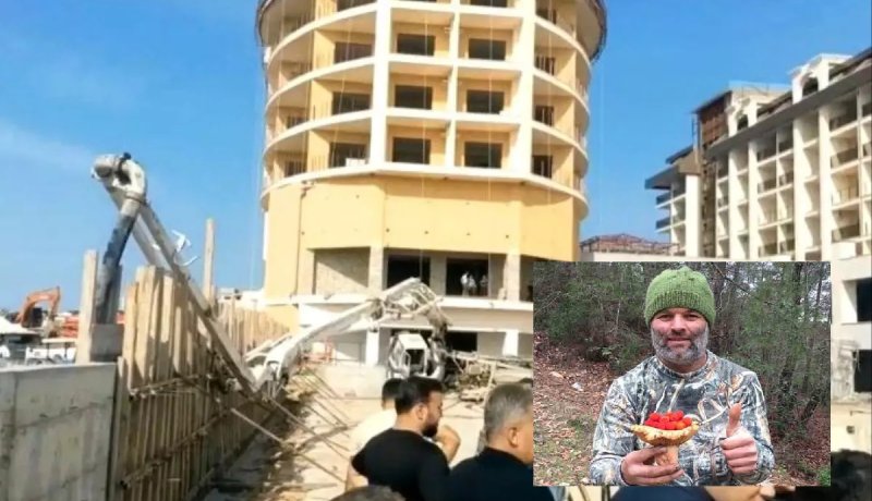 Otel İnşaatında iş kazası: Bir işçi hayatını kaybetti