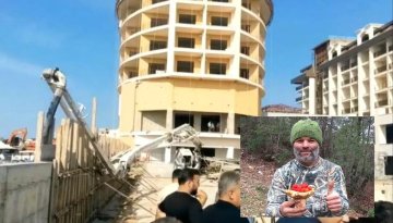 Otel İnşaatında iş kazası: Bir işçi hayatını kaybetti