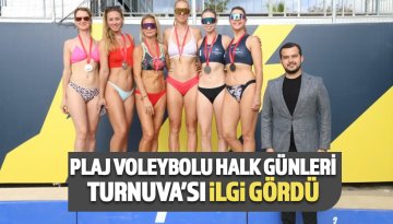 Plaj Voleybolu Halk Günleri'ne 50 takım katıldı