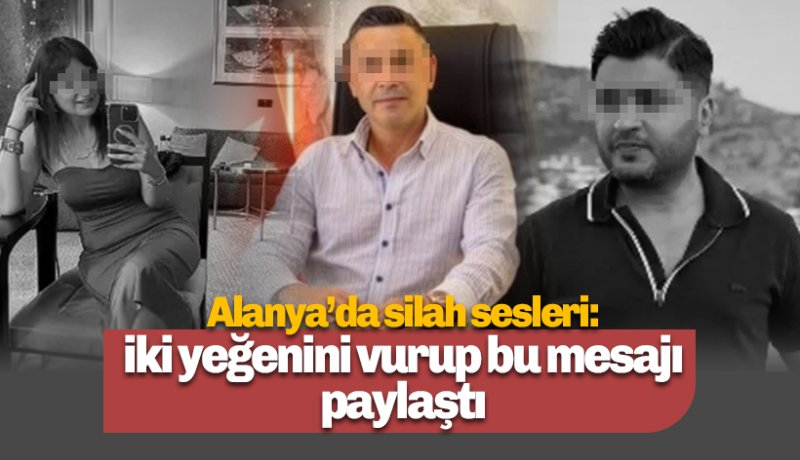 İki yeğenini vuran şahıs aynı silahla kendi canına kıymak istedi