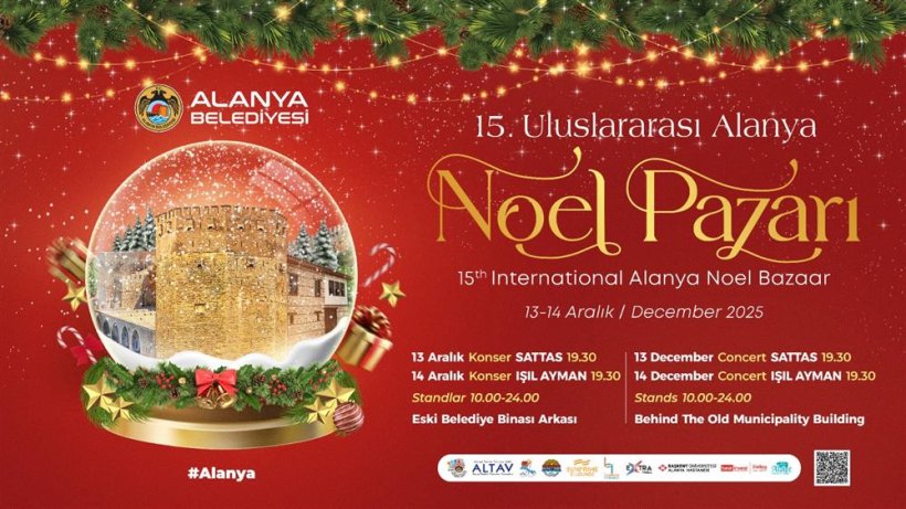 Noel Pazarı başlıyor: İki dev konser, renkli etkinlikler