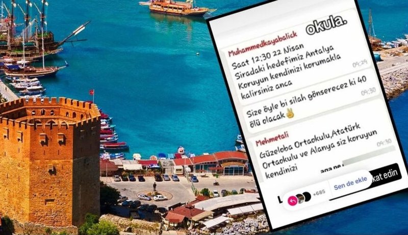 ALANYA’DA 'OKULLARA SALDIRI' İDDİASI PANİK YARATTI
