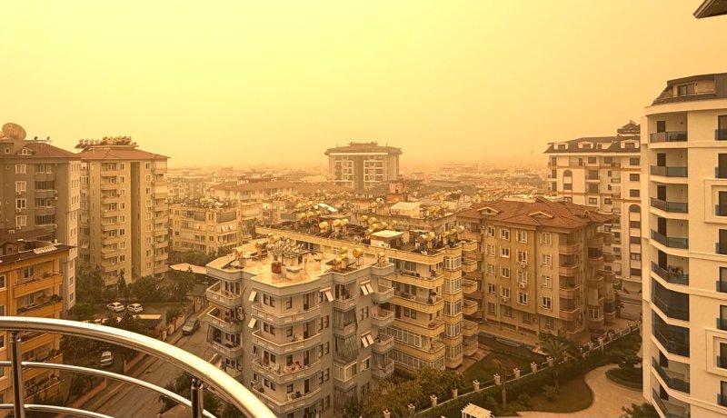 Alanya'da Yine Toz Taşınımı : Sıcaklar yüksek, hava kalitesi düşük