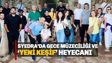 Alanyalı Gazeteciler Syedra’da Gece Müzeciliği ve Kazı Heyecanı'na Ortak Oldu