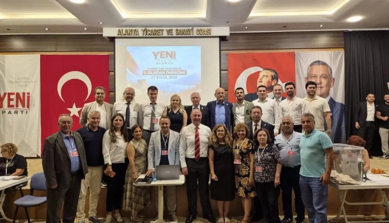 Yeni Parti Alanya’da Kongre: Kandemir'den Vatandaşlara davet